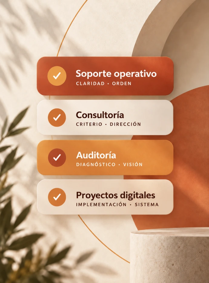Servicios de Pro-Digitaliza: soporte operativo, consultoría, auditoría y proyectos digitales